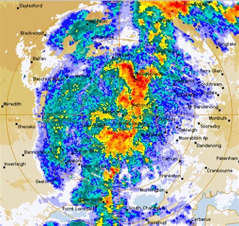 Melbourne Radar - Rain Rate. . Melbourne weather radar bom